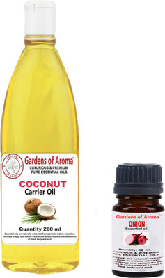 

Gardens Of Aroma Onion Essential Oil And Coconut Carrier Oil(210 ml)