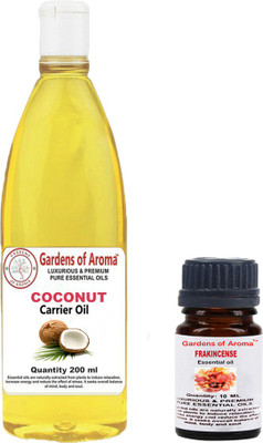 

Gardens Of Aroma Frankincense Essential Oil And Coconut Carrier Oil(210 ml)