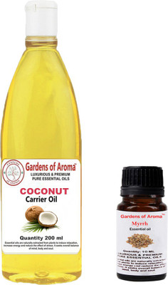 

Gardens Of Aroma Myrrh Essential Oil And Coconut Oil(210 ml)
