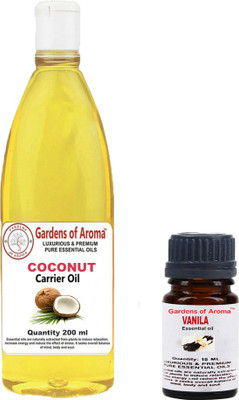 

Gardens Of Aroma Vanilla Essential Oil And Coconut Carrier Oil(210 ml)