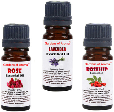 

Gardens Of Aroma Lavender,Rose,Rosehip Essential Oil(30 ml)