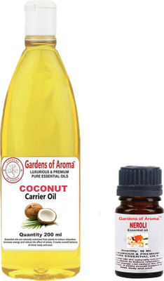 

Gardens Of Aroma Neroli Essential Oil And Coconut Carrier Oil(210 ml)