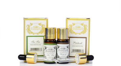 

GRATIA Combo Of Patchouli & Tea Tree Essential Oil(10 ml)