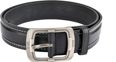 

Hob London Fashion Men Black Texas Leatherite Belt