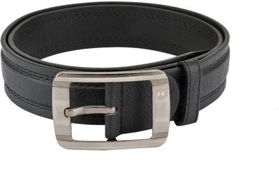 

Hob London Fashion Men Black Texas Leatherite Belt