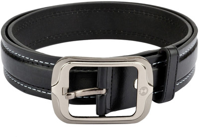 

Hob London Fashion Men Black Texas Leatherite Belt