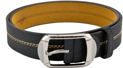 

Hob London Fashion Men Black Texas Leatherite Belt
