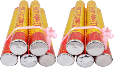 

Goyal Traders Multicoloured Carnival Time Party Popper 30 cm (Pack of 10 )(Set of 10)