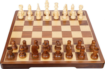 

SSB Standard Folding Wooden,Family outdoor,Travelling and Portable Chess Board Board Game