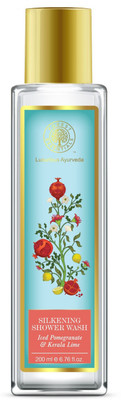 

Forest Essentials Silkening Shower Wash Iced Pomegranate & Kerala Lime(200 ml)