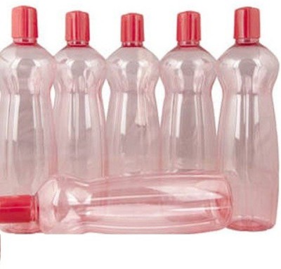 MILTON PET SET 1000 ml Bottle(Pack of 6, Purple, Red, Plastic, PET)