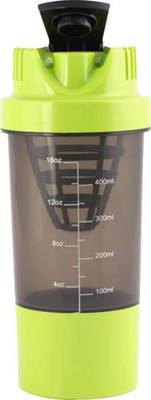 

Bluebells India Advanced Gym Cyclone 500 ml Shaker(Pack of 1, Green)