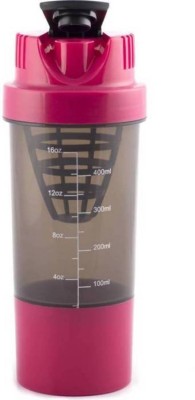 

Bluebells India Crossfit Shake It Gym Protein Shaker For Protein/Multi Purpose 507 ml Shaker(Pack of 1, Pink)