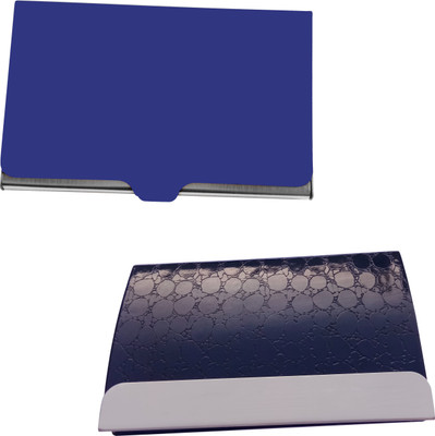 

Printmystic.com 10 Card Holder(Set of 2, Blue)
