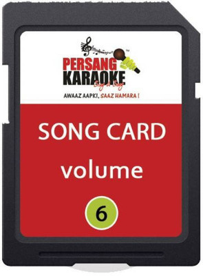 

KH Persang Karaoke Song Card Vol 6 (Best of Lata Mangeshkar & Duet) 295 Songs Card Card Reader(Black)