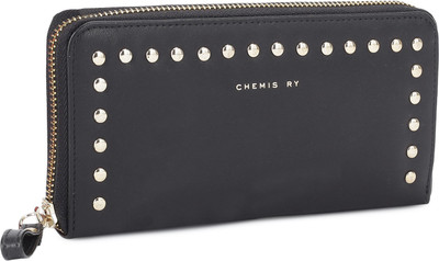 

Chemistry Casual Black Clutch