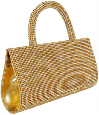 

The Tote Shope Casual, Formal, Party Gold Clutch
