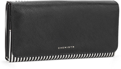 

Chemistry Casual Black, White Clutch