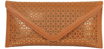 

The Tote Shope Casual, Formal, Party Tan Clutch