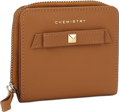 

Chemistry Casual Brown Clutch