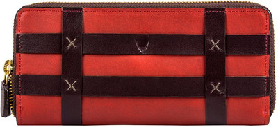 

Hidesign Casual Red, Brown Clutch, Brown;red