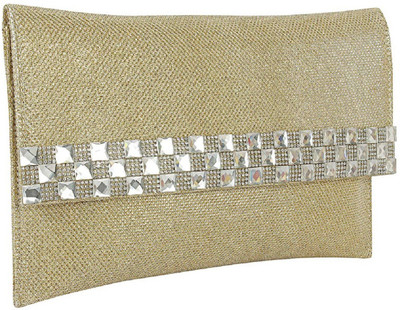 

The Tote Shope Casual, Formal, Party Gold Clutch