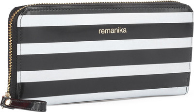 

Remanika Casual Black, White Clutch
