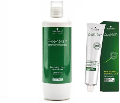 

Schwarzkopf Essensity Ammonia Free 5-88 Light Brown Red Extra 60 mL + Essensity Oil Developer 1000 mL(Set of 2)