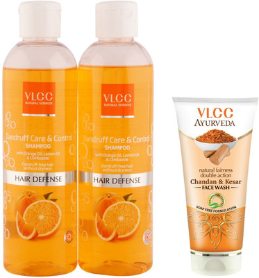 VLCC Shampoo and Facewash(Set of 3)