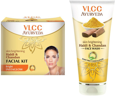 

VLCC Facial Kit and Facewash Combo(Set of 2)