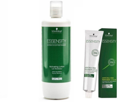 

Schwarzkopf Essensity Ammonia Free 4-99 Medium Brown Violet Extra 60 mL + Essensity Oil Developer 1000 mL(Set of 2)