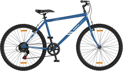 

MACH CITY IBIKE 26 T 7 Gear Hybrid Cycle/City Bike(Blue), Matt berry blue