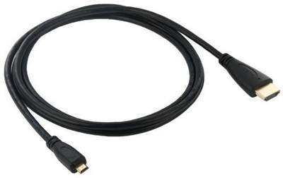 ReTrack Full 1080P Video Gold Plated-HDMI to Micro HDMI Cable(Black)