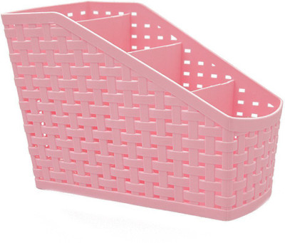 

ROYALDEAL 4 Compartments PLASTIC Desk Organizer(Multicolor)