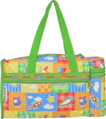 

Bazaar Pirates Mother's luggage Bag For New Born Baby Cum Tote Diaper Bag(Multicolor)