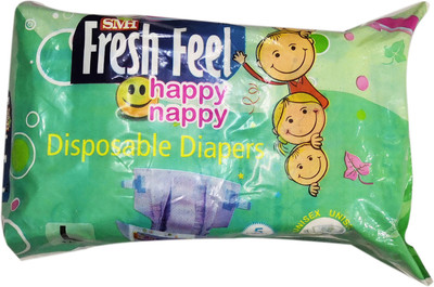 

Fresh Feel Happy Nappy (150 Pieces)Large Disposable Diaper - L(150 Pieces)