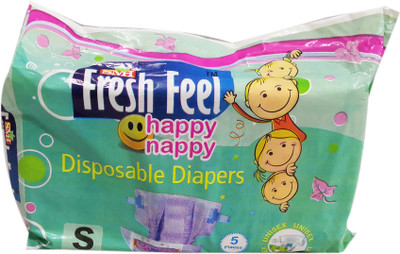 

Fresh Feel Happy Nappy (150 Pieces)Small Disposable Diaper - S(150 Pieces)