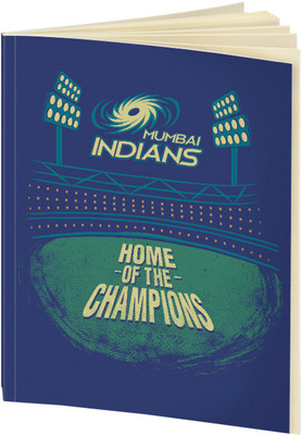 Mumbai Indians A5 Notebook(IPL, Blue)