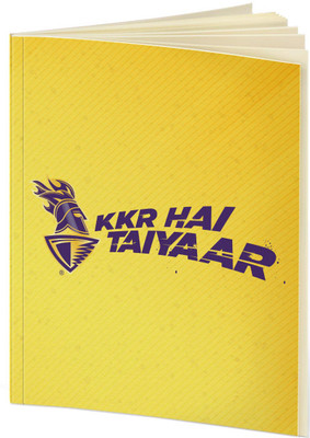 

Kolkata Knight Riders A5 Notebook(IPL, Yellow)
