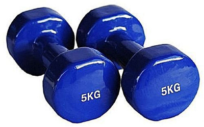 

N.VCOMMUNICATION24X7 BEST QUALITY VINYLE 5 KG DUMBBELL Fixed Weight Dumbbell(10 kg)