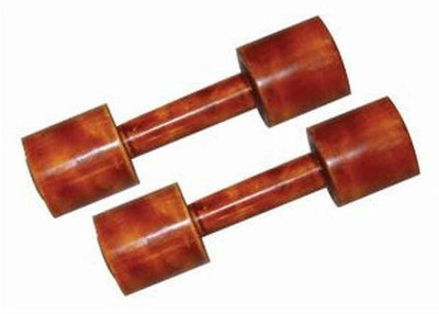 

N.VCOMMUNICATION24X7 BEST QUALITY WOODEN PT DUMBBELL Fixed Weight Dumbbell(1.5 kg)