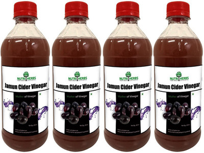 

Nutriherbs Jamun Cider Vinegar Nutrition Drink(4x473 ml, Jamun Flavored)