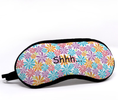 

Indigifts Funky Colourful Summer Flower Pattern Quirky Eye Mask, Travel Eye Mask, Sleep Eye Mask, Designer Sleeping Eye Mask for Men-Women(1 g)