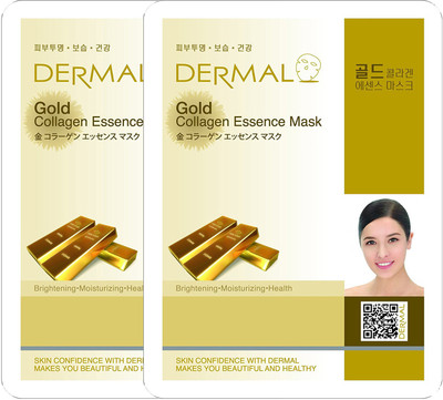 

Dermal Korea Dermal Gold Collagen Essence Face Mask (Pack of 2)(48 g)