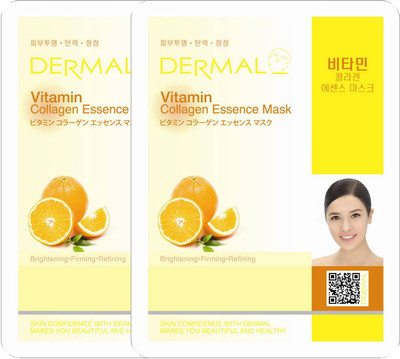 

Dermal Korea Dermal Vitamin Collagen Essence Face Mask (Pack of 2)(48 g)