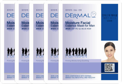 

Dermal Korea Dermal Moisture Facial Collagen Essence Face Mask For Men (Pack of 5)(120 g)