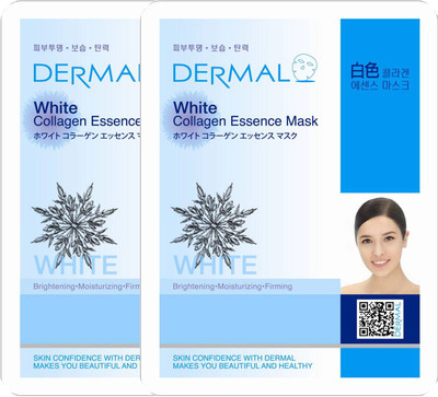 

Dermal Korea Dermal White Collagen Essence Face Mask (Pack of 2)(48 g)