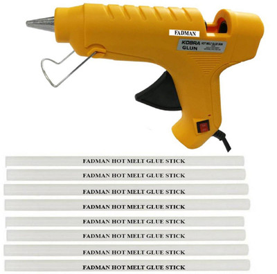 

FADMAN YELLOW Kobra 40W On Off Switch And Indicator With 8 Sticks Standard Temperature Corded Glue Gun (11 mm) Standard Temperature Corded Glue Gun(11 mm)