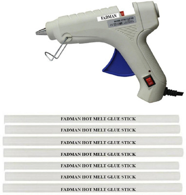 

FADMAN Bond white 40 Watt On Off Switch With 7 Transparent Sticks Standard Temperature Corded Glue Gun (11 mm) Standard Temperature Corded Glue Gun(11 mm)