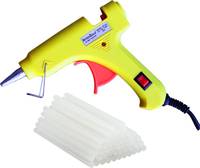

APTECHDEALS 20W | With 20 Stick | On Off| High Quality | 20W Hot Melt Glue gun with 20 Glue Stick Standard Temperature Corded Glue Gun(7 mm)